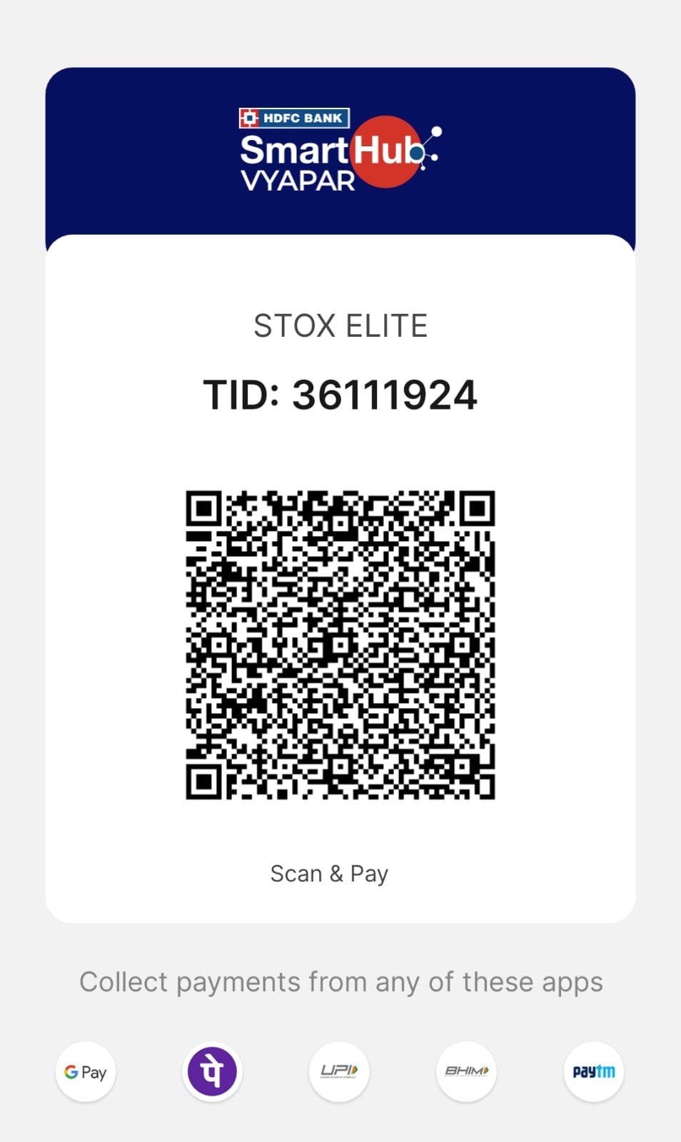 paynow for stox elite service